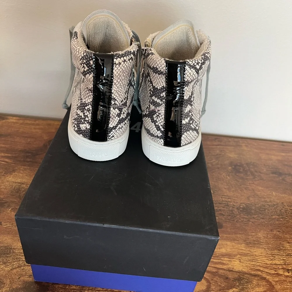 P448 high top size 7 EU37 silver star - Picture 3 of 9